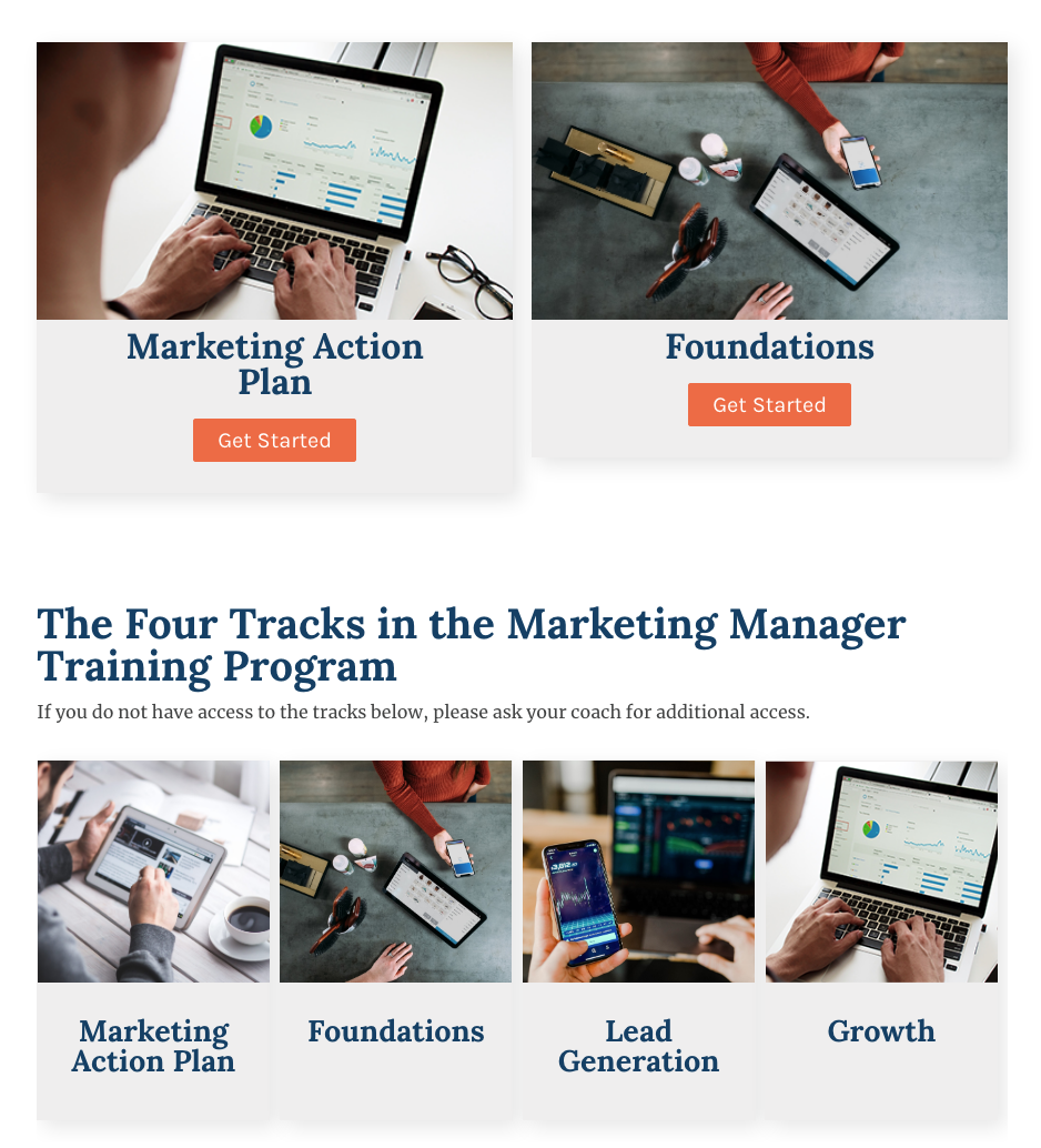 certified marketing manager training program