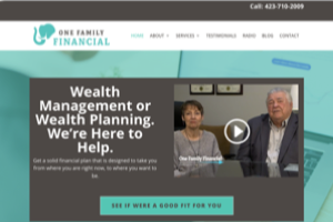 small business website for financial advisor